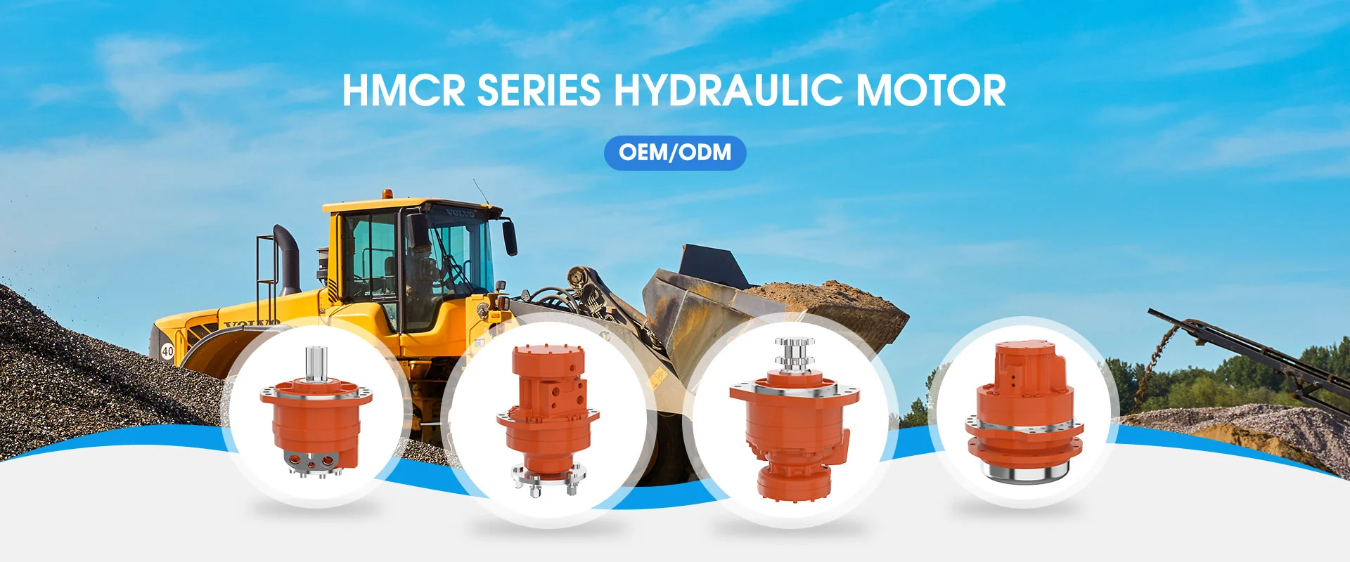 HMCR -serie hydraulisk motorleverantör